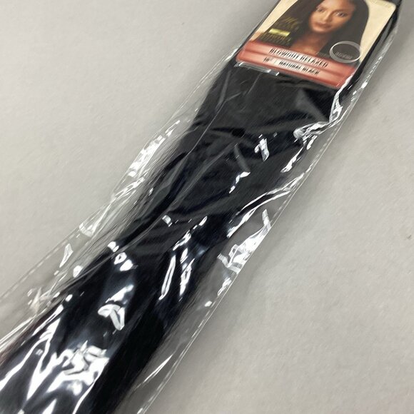 Blowout Relaxed 18” Natural Black 100% Unprocessed Human Hair Extensions - Picture 2 of 5